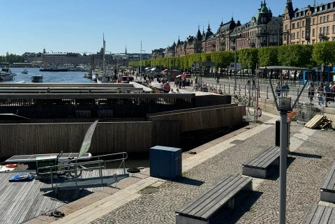 Panorámica de una ciudad en Suecia
