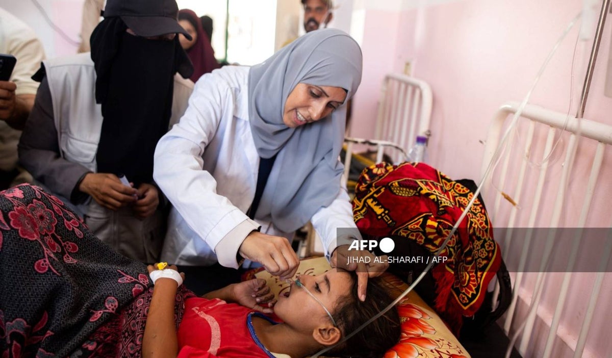Vacunación polio Gaza