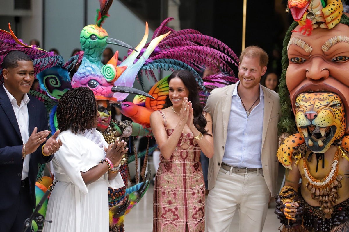 Harry y Meghan en Bogotá