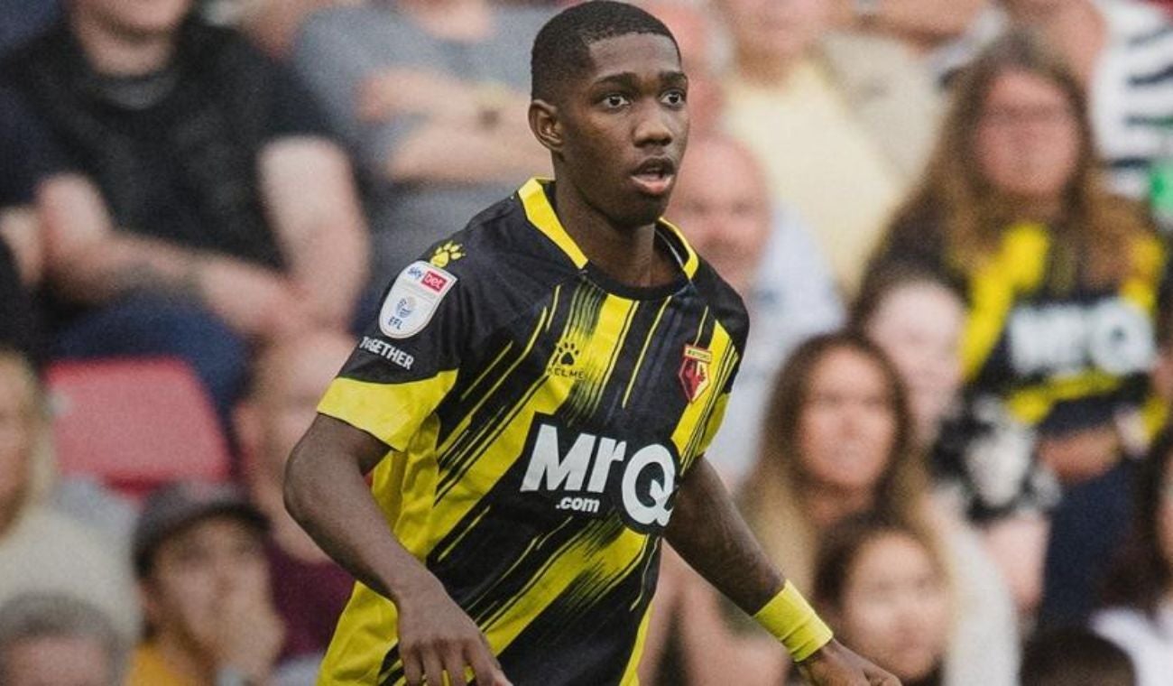 Yaser Asprilla con el Watford