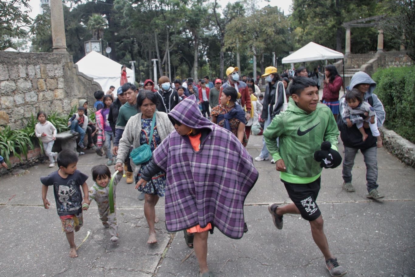 Indígenas emberá asentados en el Parque Nacional