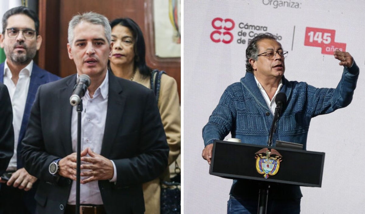 Andrés Rendón y Gustavo Petro
