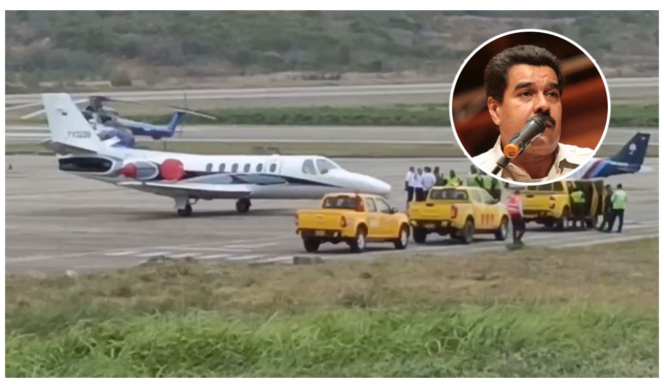 Avión en Cúcuta llevaba a un escolta de Nicolás Maduro