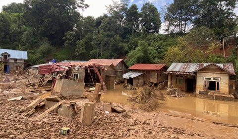 Tifón Yagi deja 384 fallecidos en Birmania