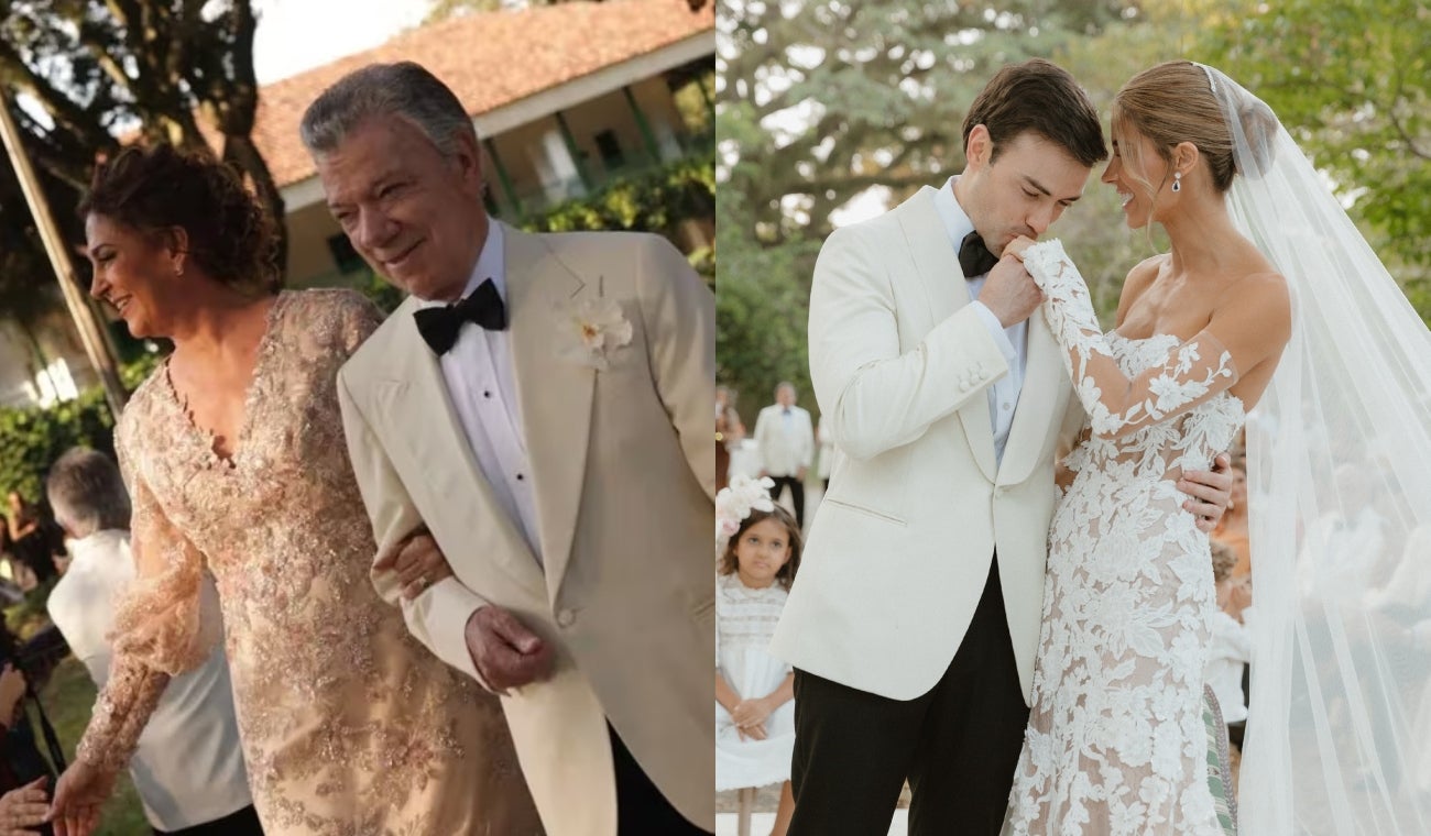 Juan Manuel Santos, Gabriela Tafur y Esteban Santos