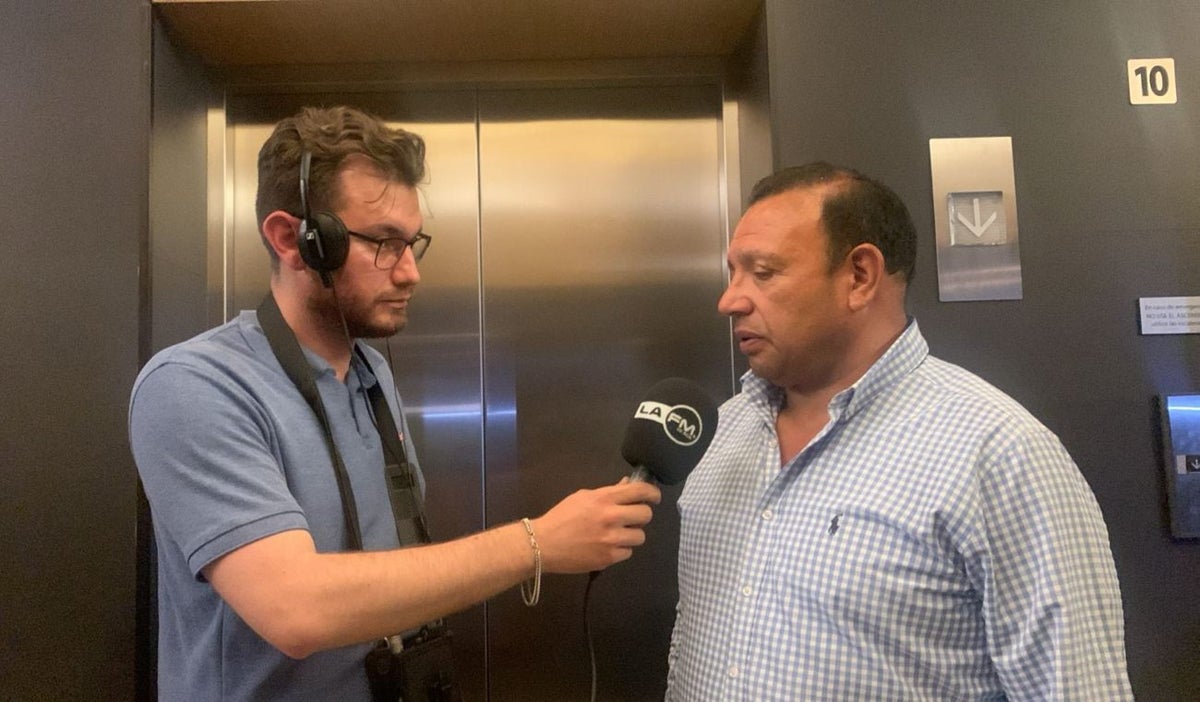 César Pacheco, vocero del gremio de los transportadores