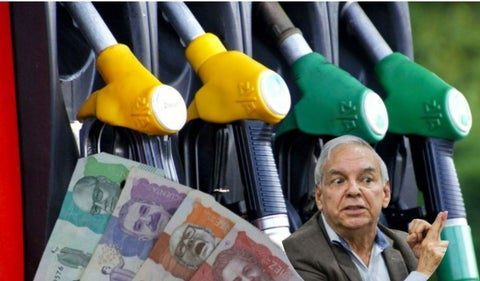 Gasolinera, billetes y el ministro de Hacienda