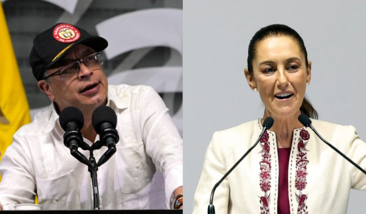 Gustavo Petro y Claudia Sheinbaum