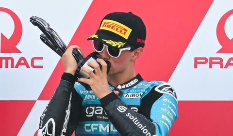 David Alonso CFMoto gana el Gran Premio de la Emilia Romaña de Moto3