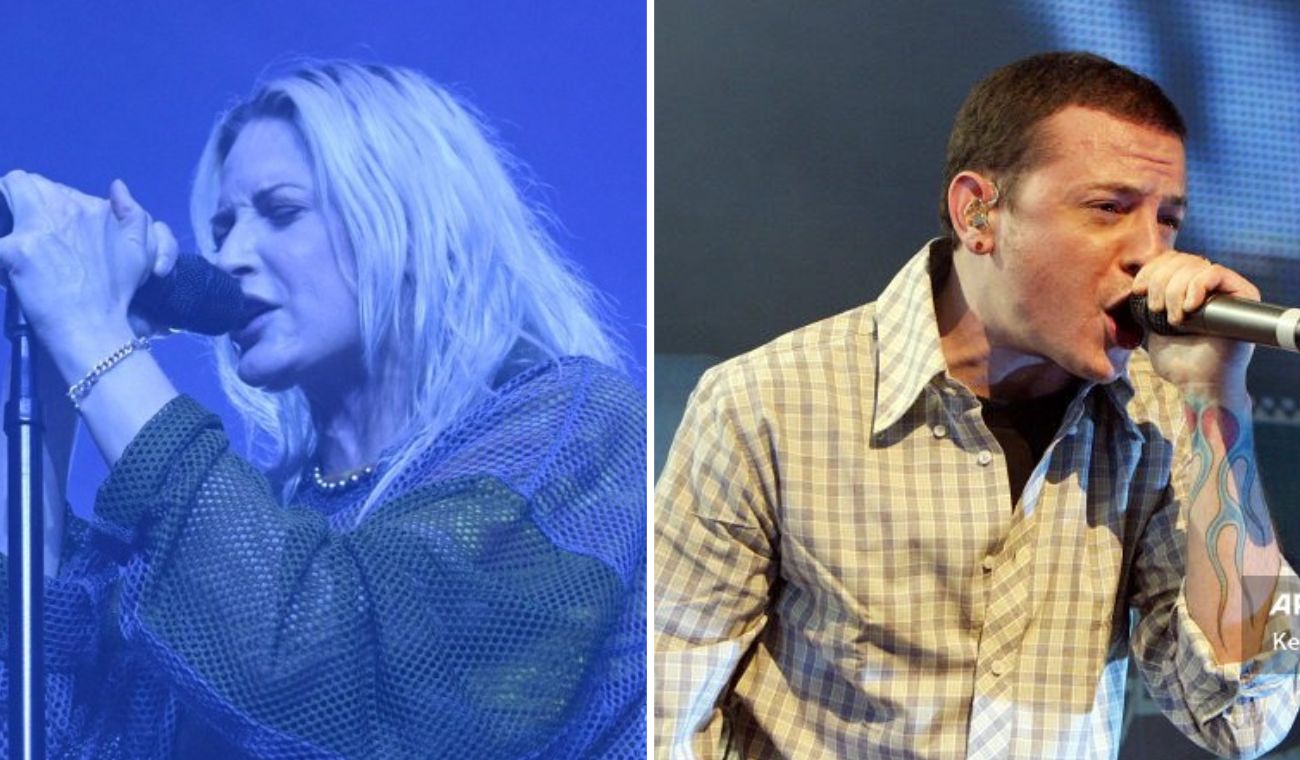 Emily Armstrong y Chester Bennington