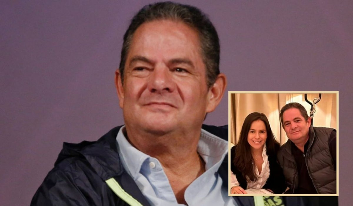 Germán Vargas Lleras y su hija