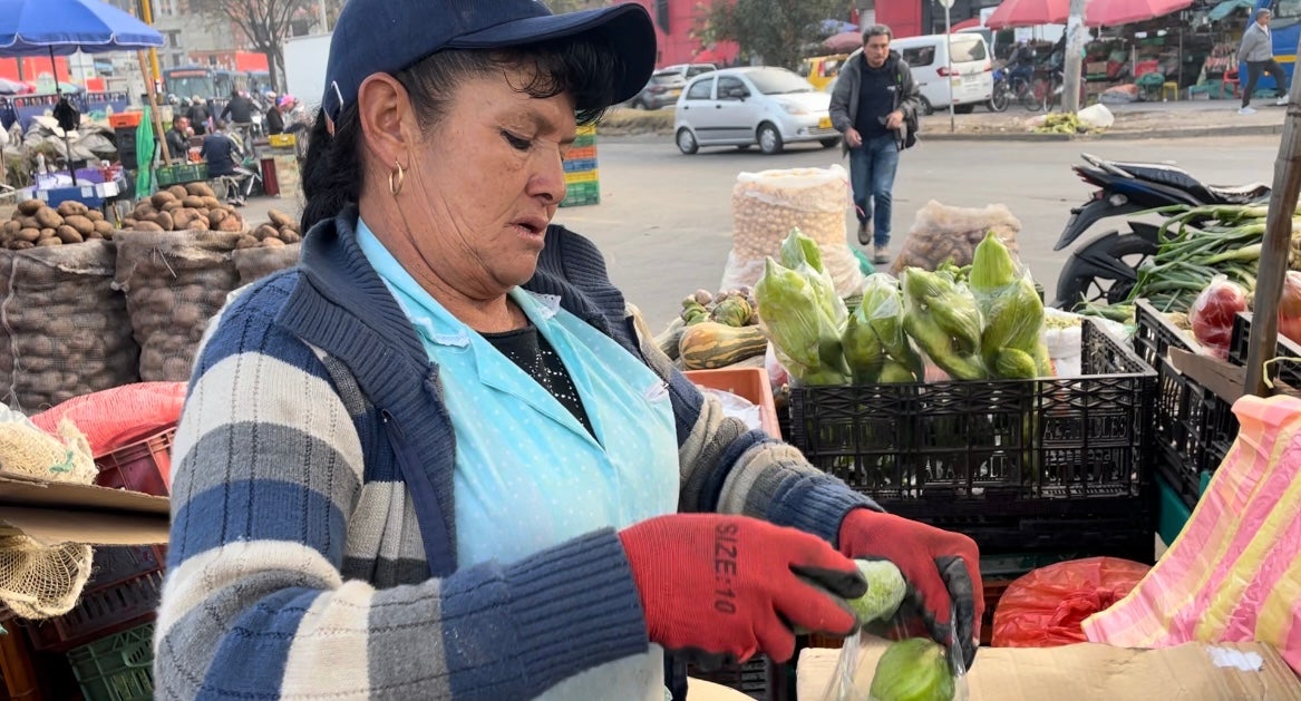 Vendedores en Central Mayorista de Corabastos