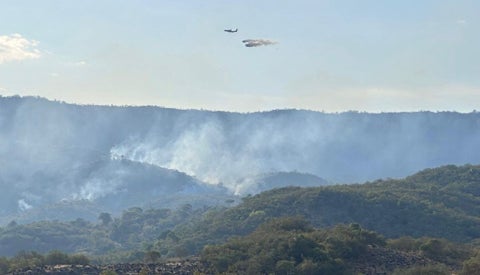 Incendios forestales en los departamentos del Tolima y Huila