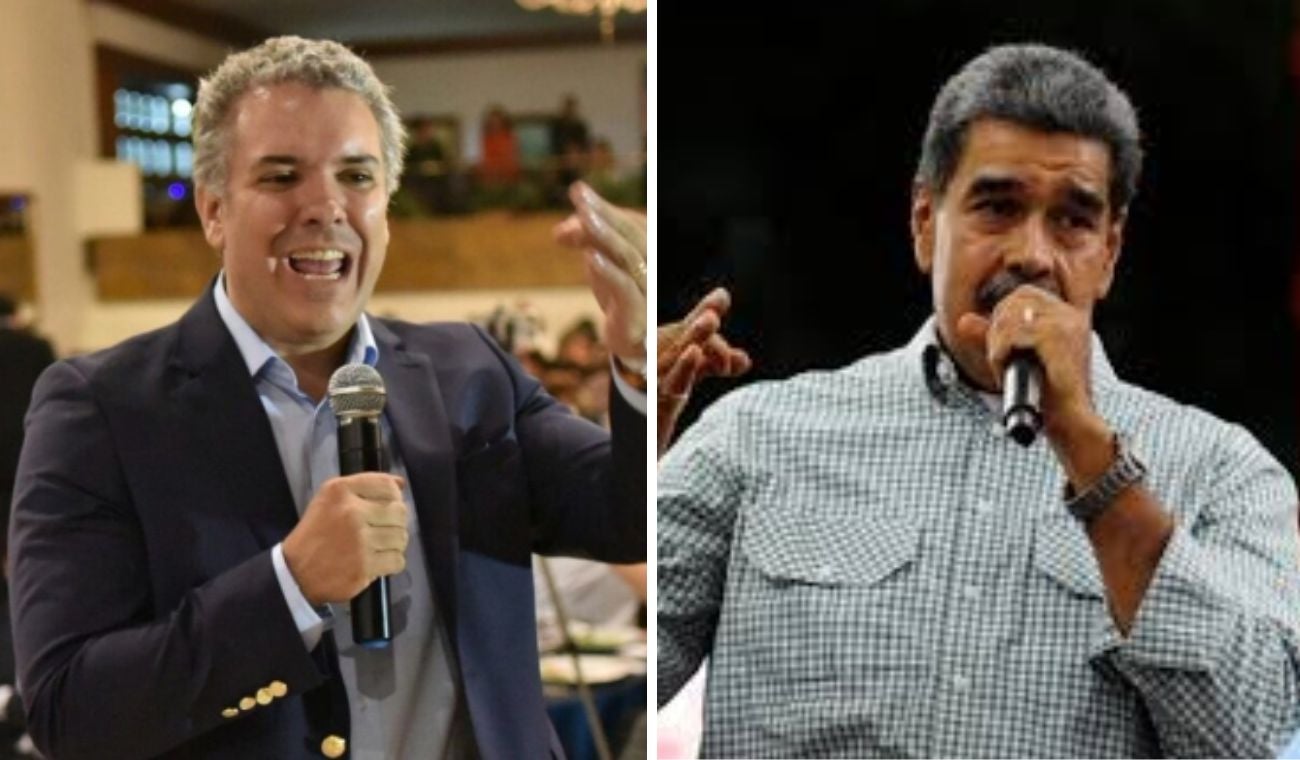 Iván Duque y Nicolás Maduro