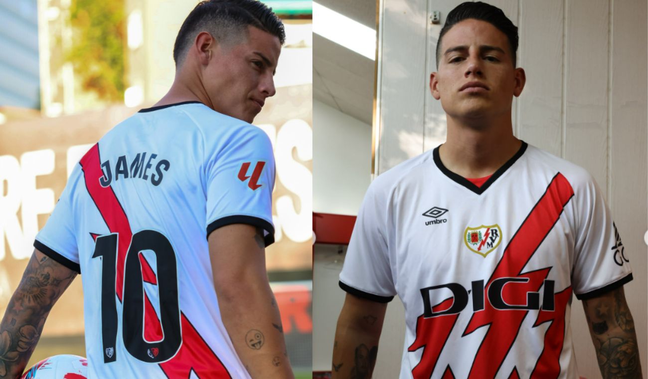 James Rodríguez: así fue su llegada al estadio para su debut con Rayo Vallecano