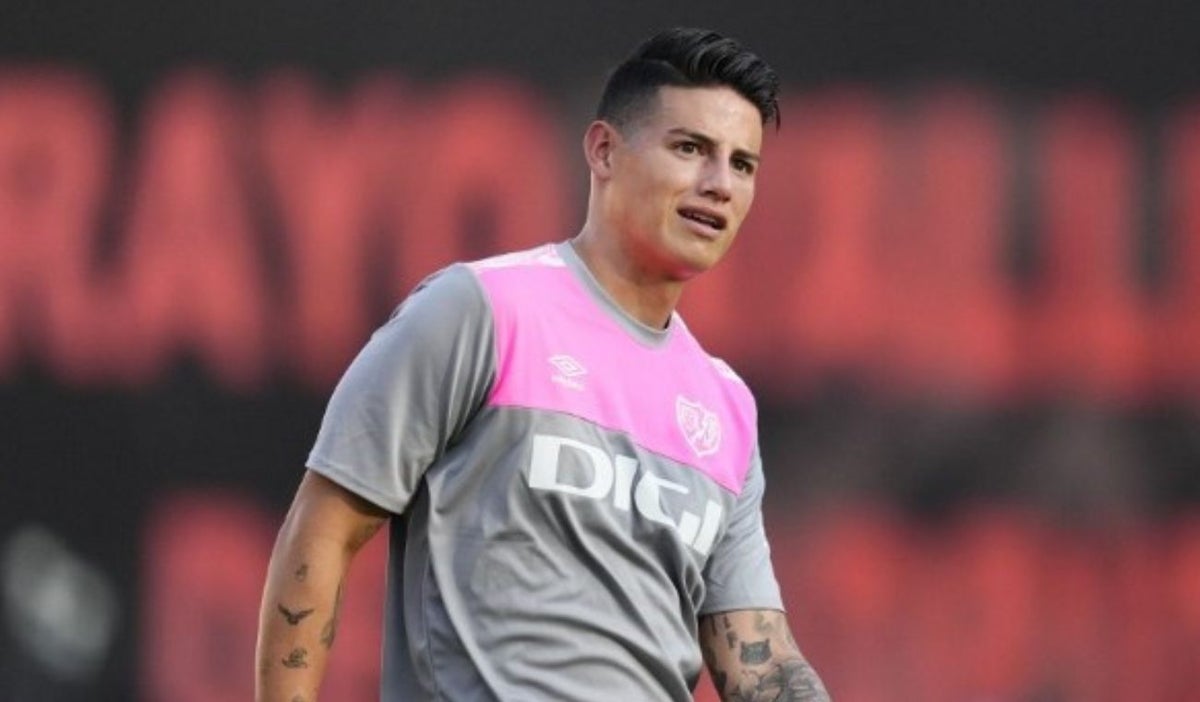James Rodríguez con el Rayo Vallecano