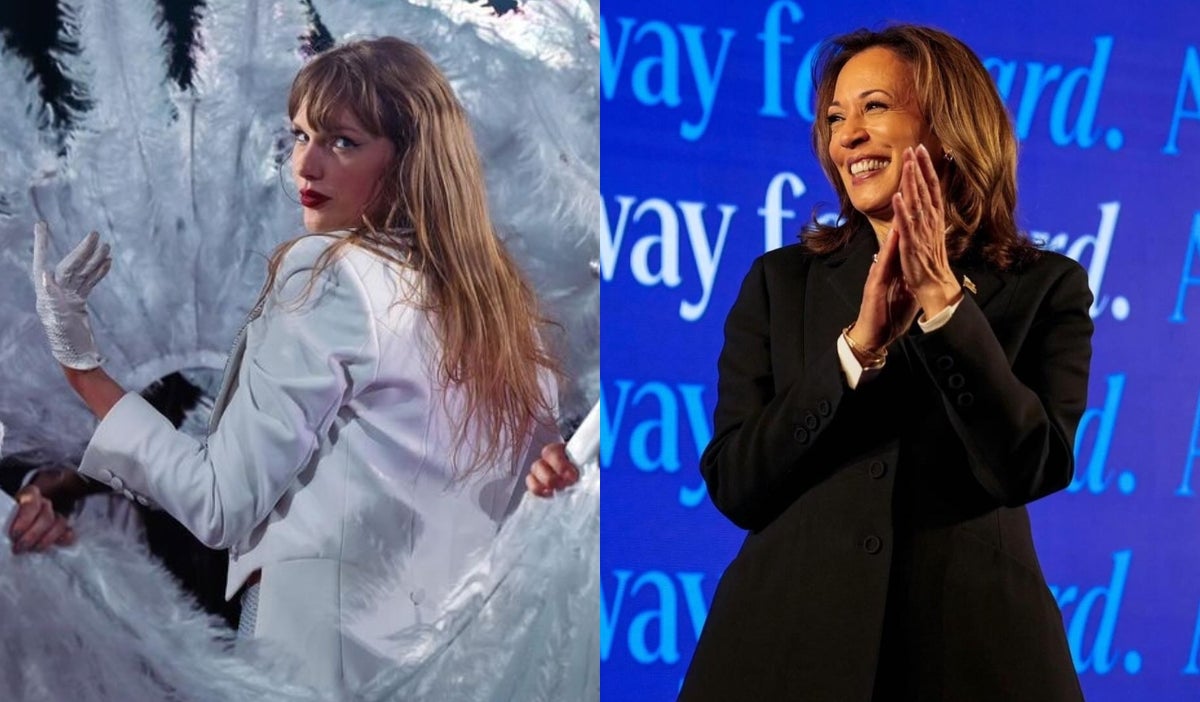 Taylor Swift y Kamala Harris