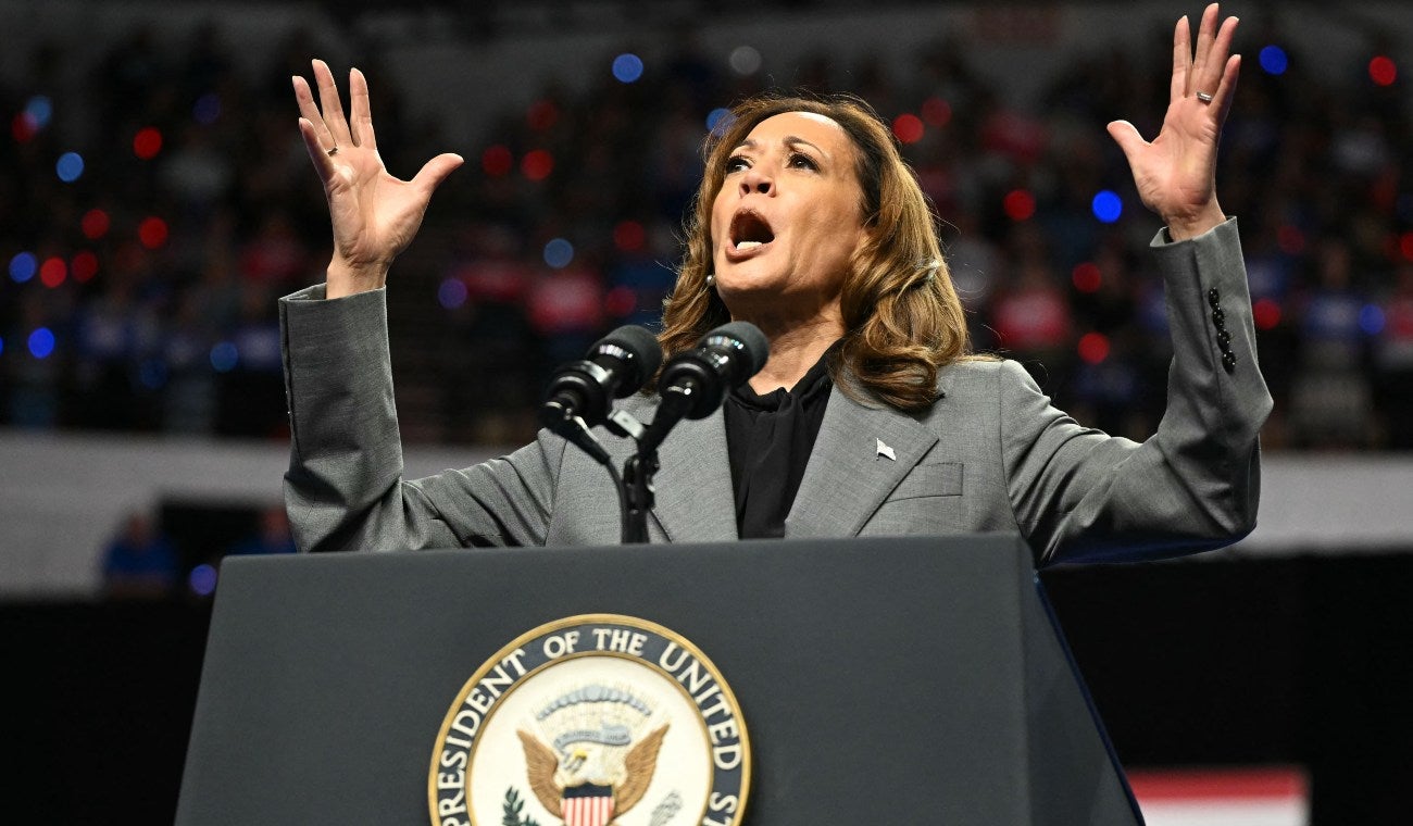 Kamala Harris reta a Donald Trump