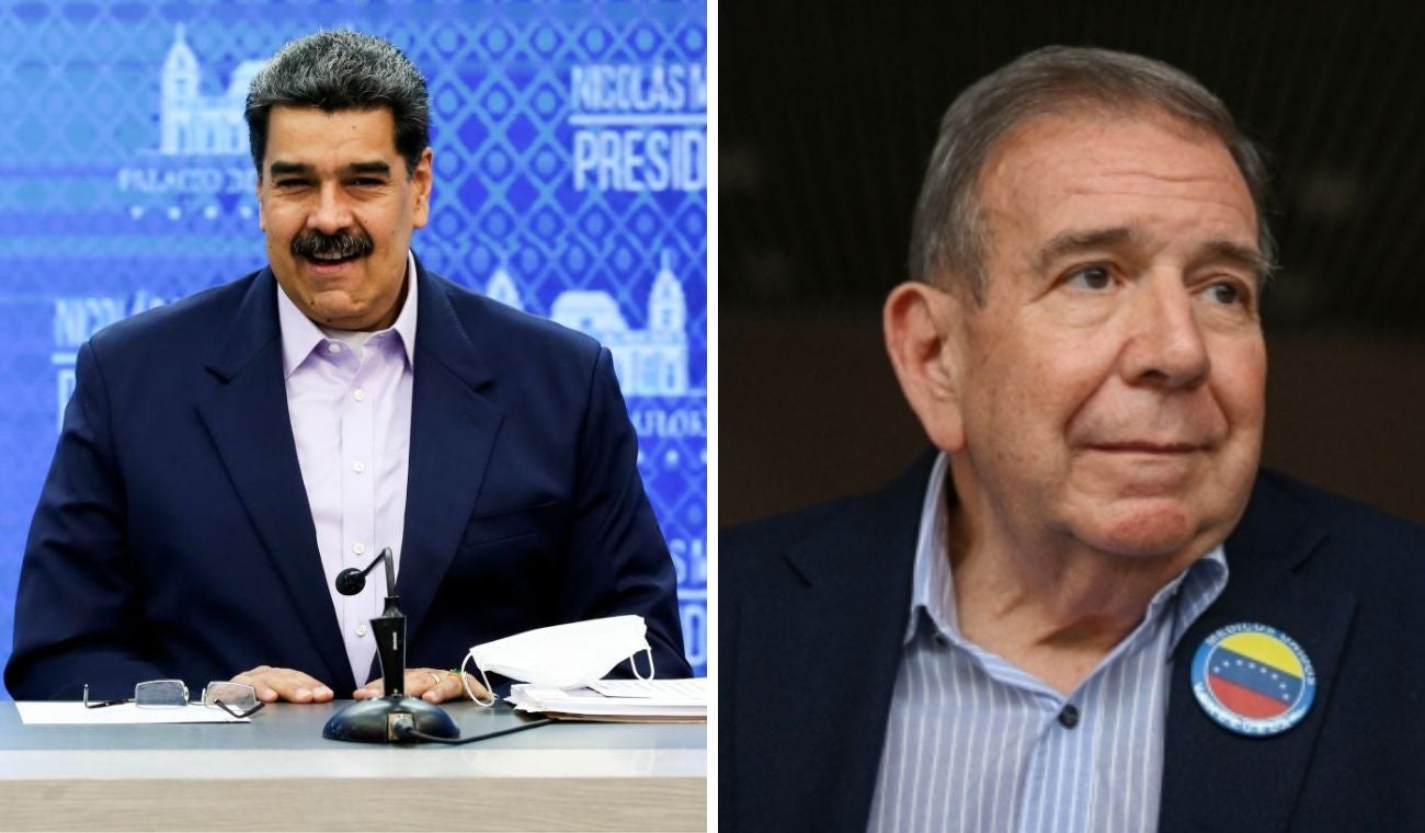 Nicolás Maduro y Edmundo González