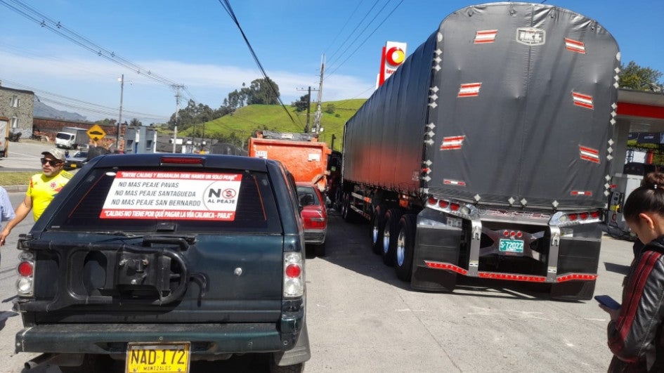 Protestan por alzas en el diesel