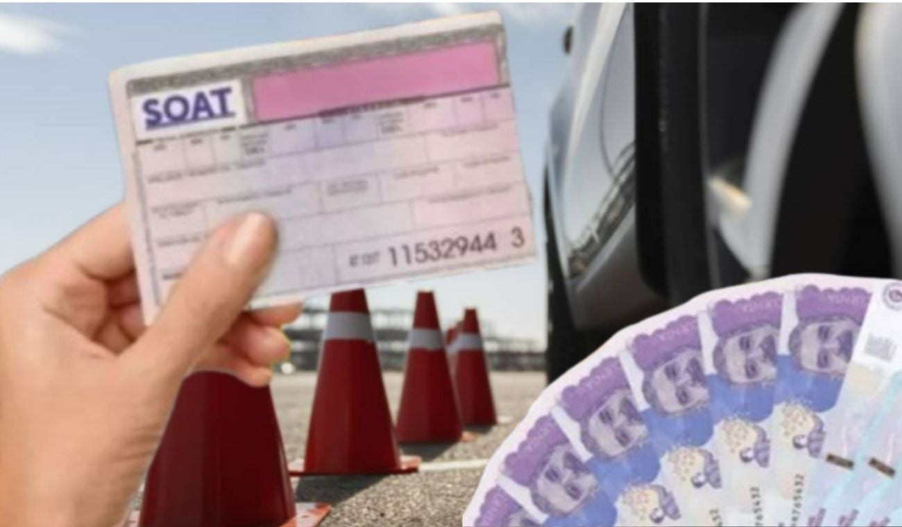 SOAT, carro y billetes