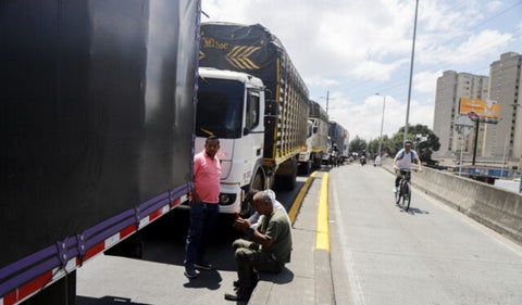 Paro de transportadores en Colombia