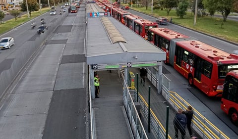 Trancones en Transmilenio, 3 de septiembre de 2024