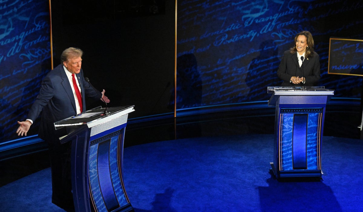 Donald Trump y Kamala Harris