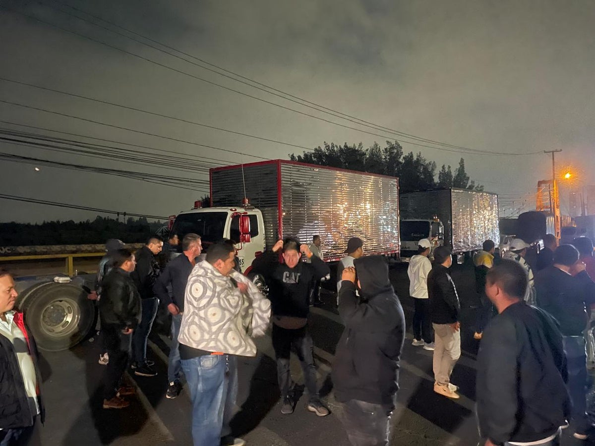 Transportadores bloquearon varios puntos de Bogotá