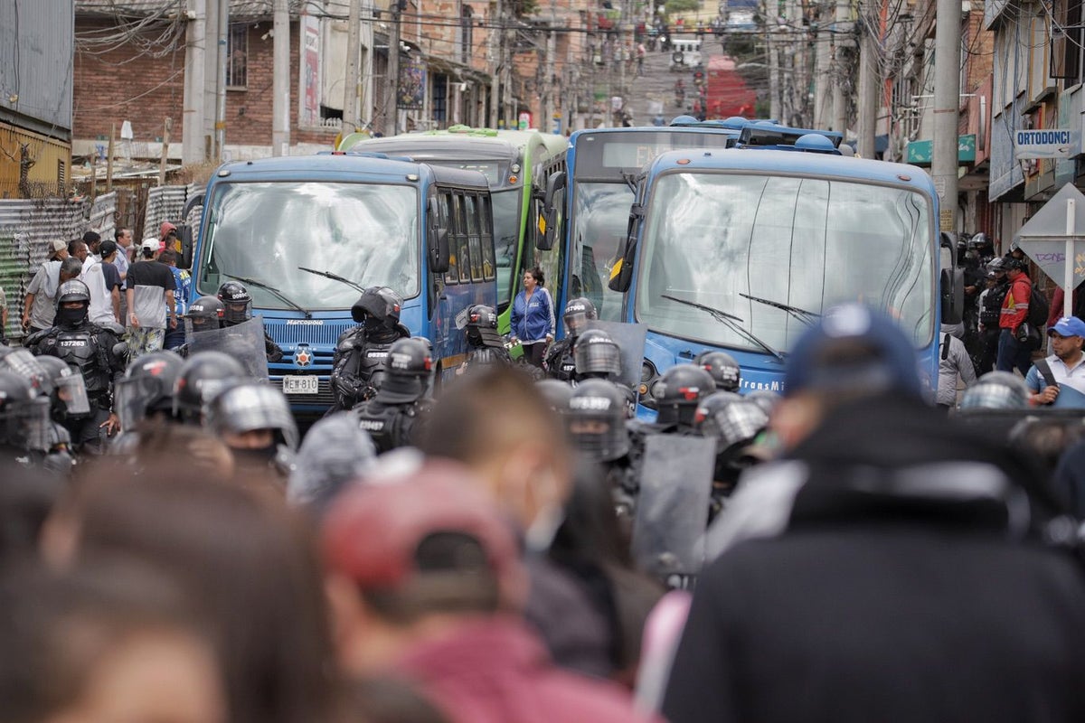 Paro camioneros Bogotá