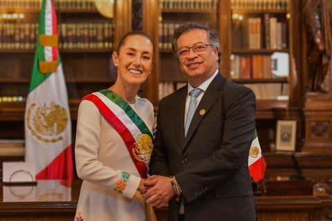 Gustavo Petro y Claudia Sheinbaum