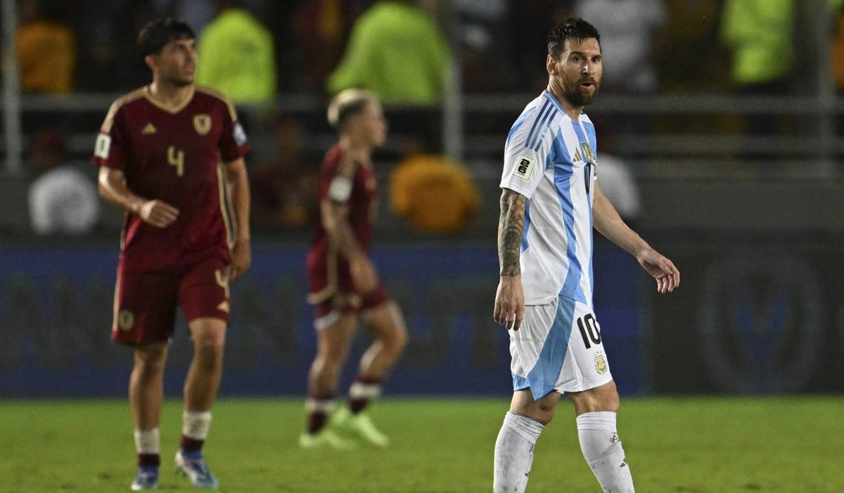 Empate 1-1 entre Venezuela y Argentina en las Eliminatorias para el Mundial 2026