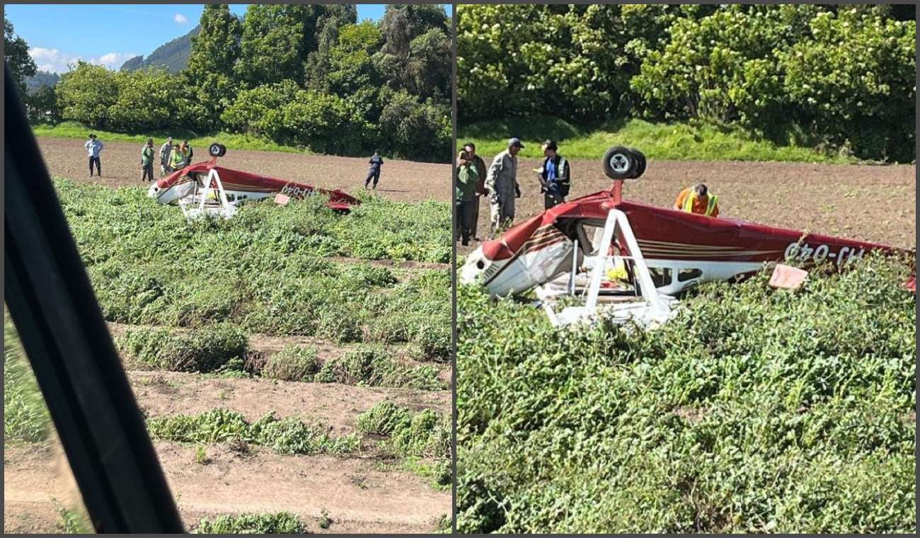 Avioneta accidentada en Chía | Aerocivil | Bogotá | Octubre 2024
