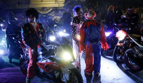 Preparativos para Halloween en Cali: Megaoperativo para controlar caravanas de motociclistas disfrazados