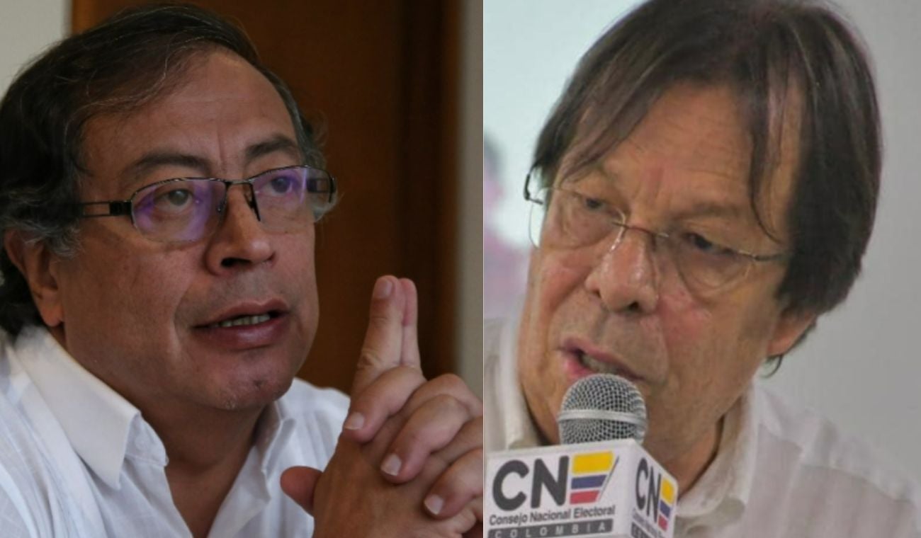 César Lorduy y Gustavo Petro