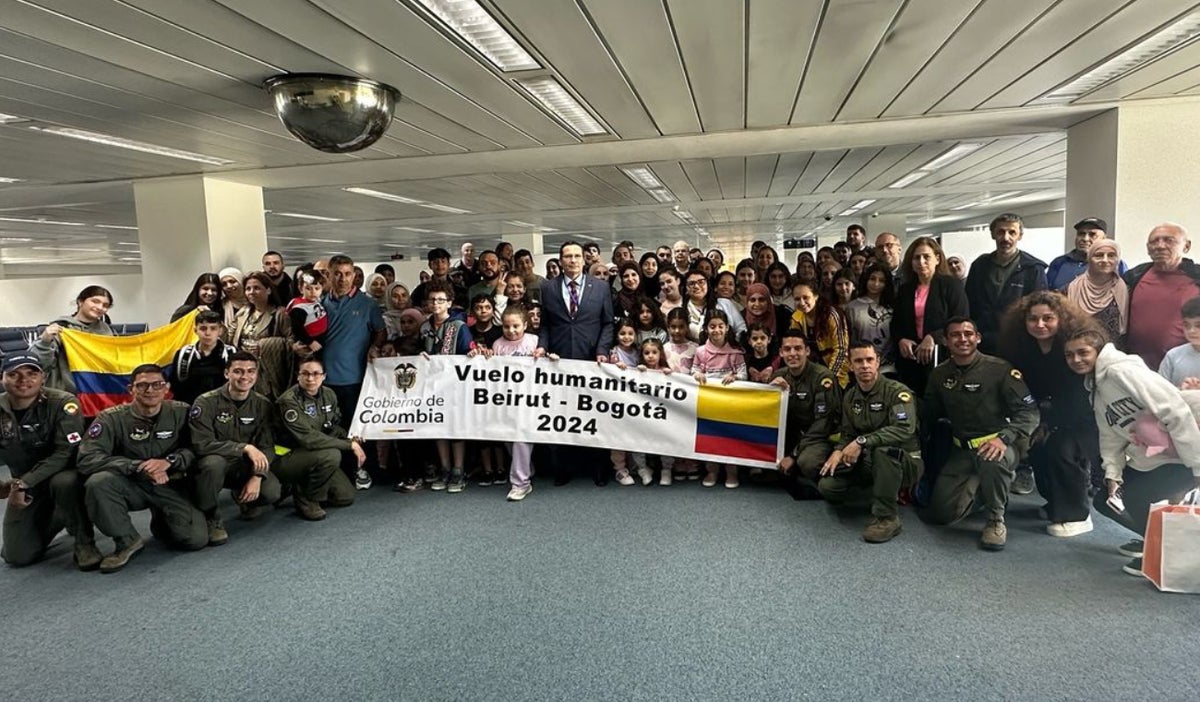 Evacuación de colombianos desde Líbano