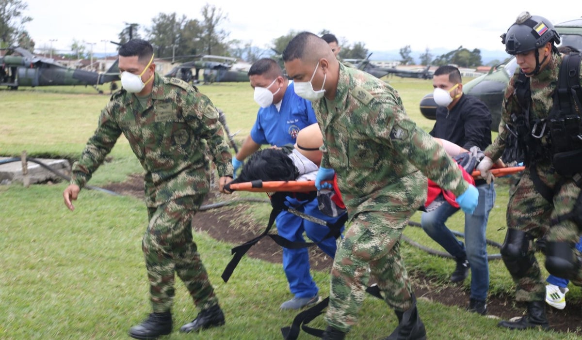 Referencia combates entre disidencias y Ejército