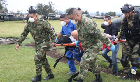 Referencia combates entre disidencias y Ejército
