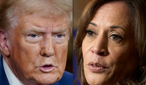 Donald Trump y Kamala Harris