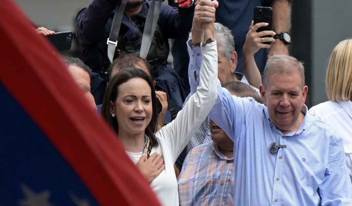 Edmundo González y María Corina Machado