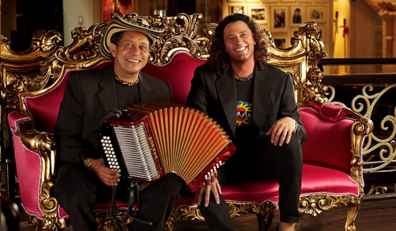 Egidio Cuadrado y Carlos Vives, en 2009
