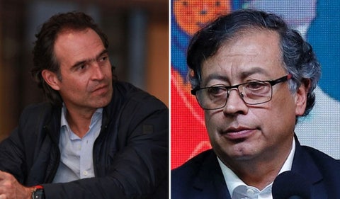 Federico Gutiérrez y Gustavo Petro