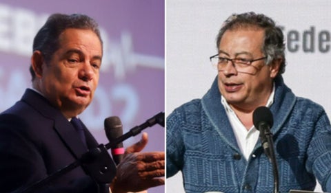 Germán Vargas Lleras y Gustavo Petro