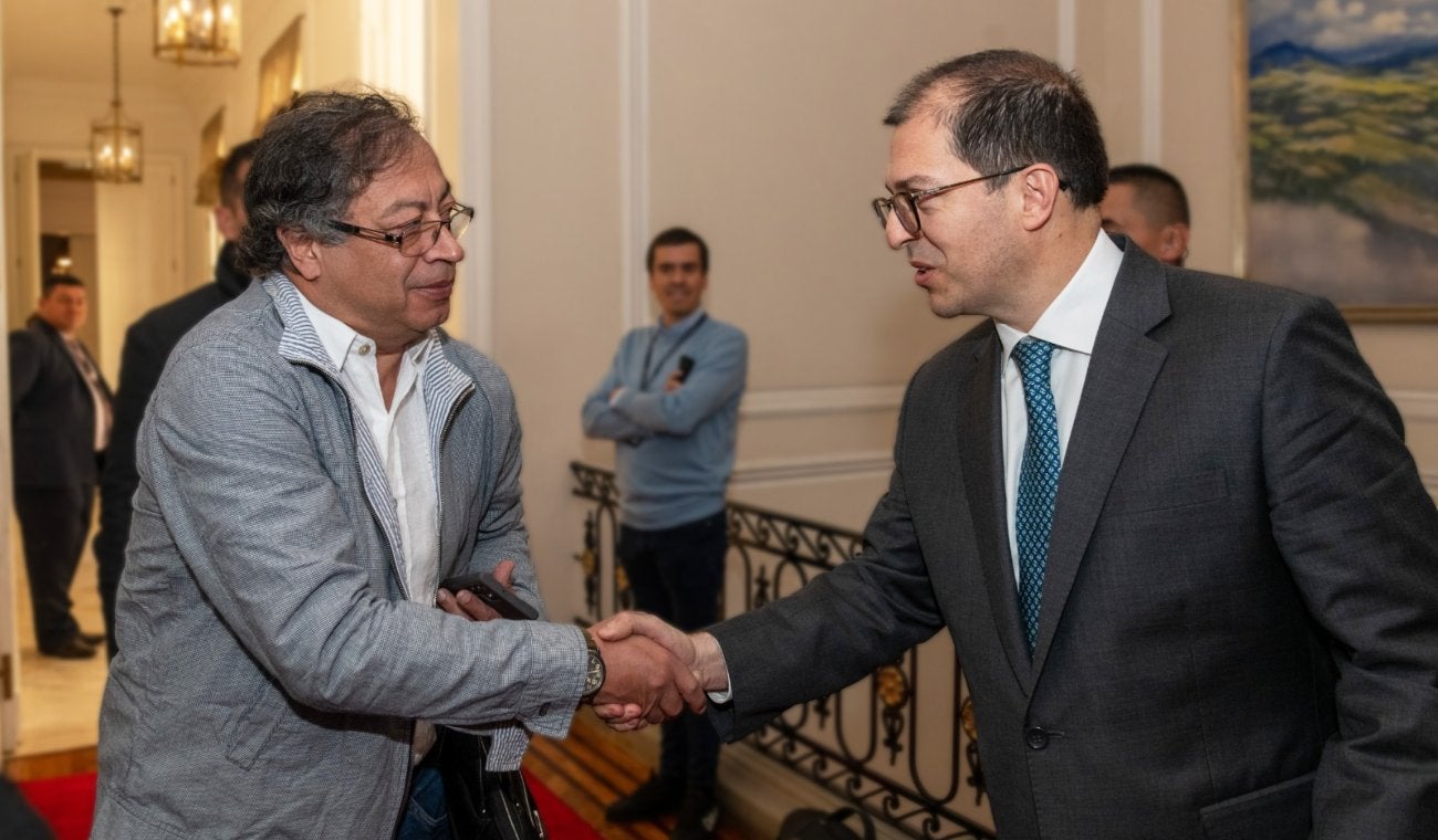 Gustavo Petro y Francisco Barbosa