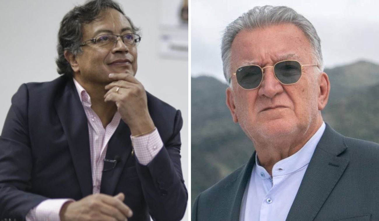 Gustavo Petro y Dagoberto Quiroga
