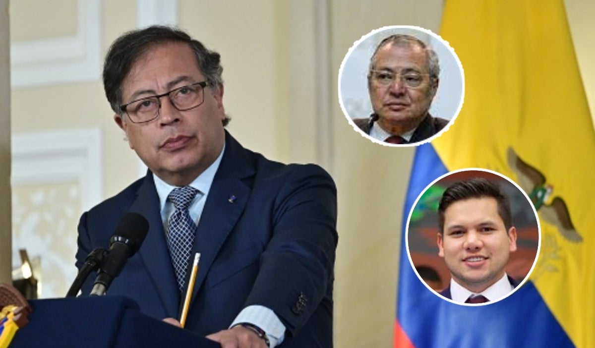 Gustavo Petro, Iván Name y Andrés Calle