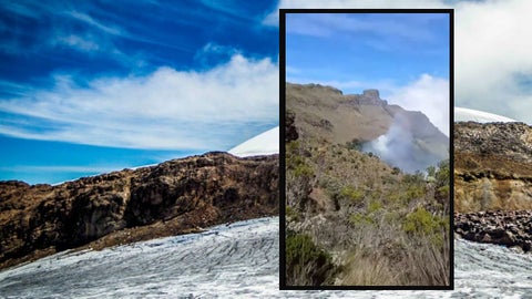 Incendio en el parque nacional los Nevados