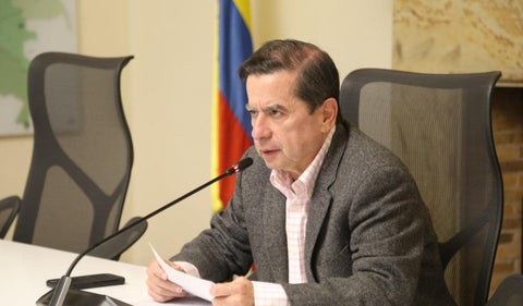 El ministro del Interior, Juan Fernando Cristo, defiende la reforma al Sistema General de Participaciones