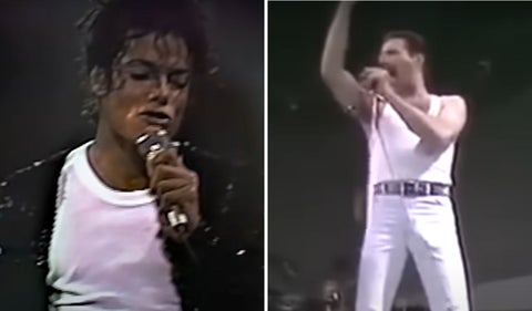 Michael Jackson y Freddie Mercury