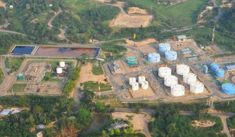 Oleoducto de Ecopetrol en Barrancabermeja